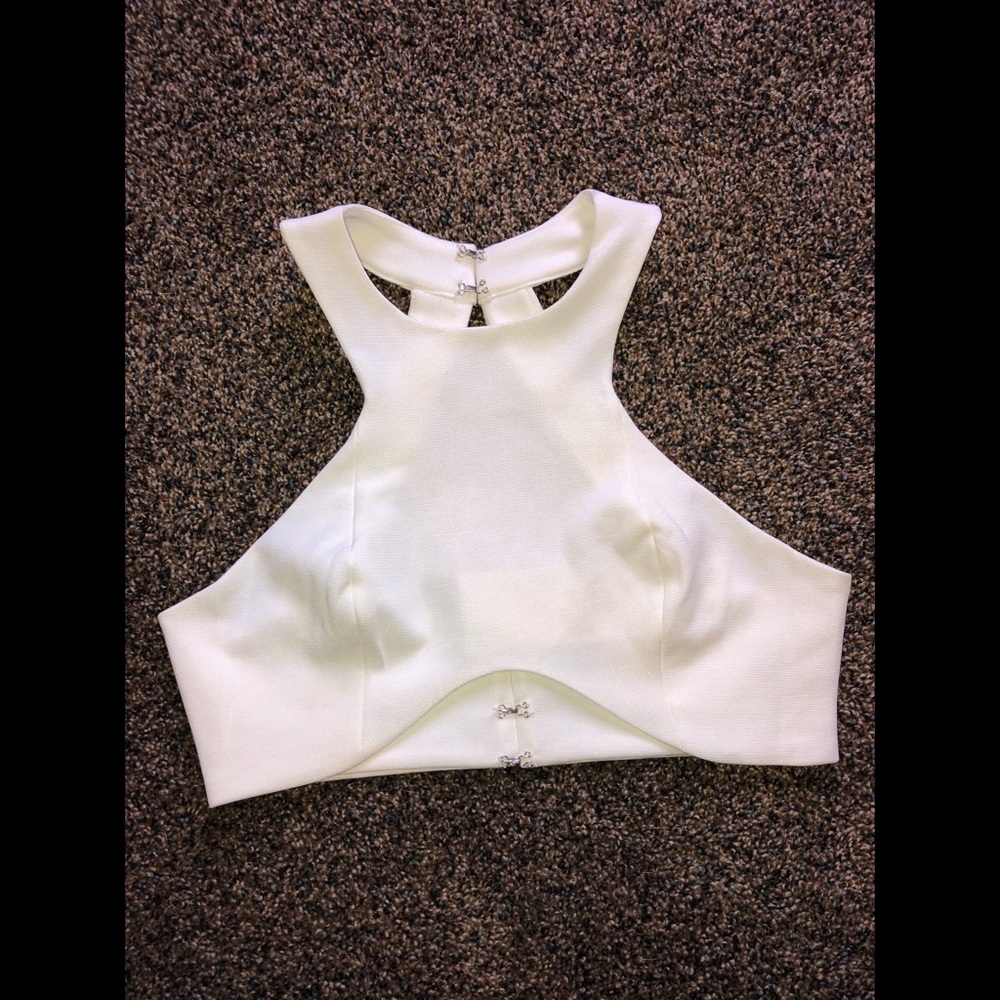 White Tobi Crop Top